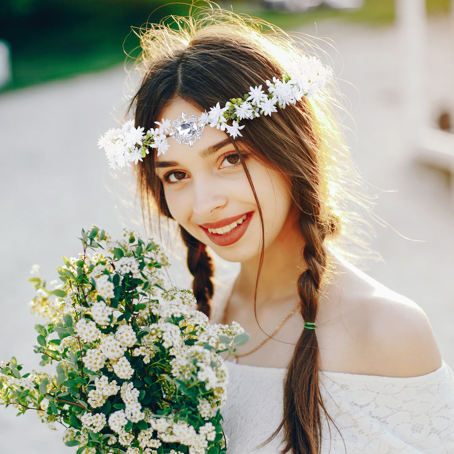 Emerald Woodland Leaf Crown