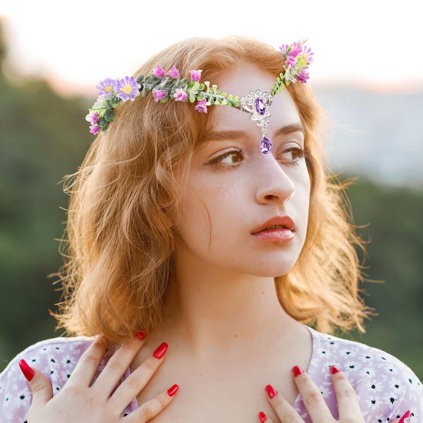 Handmade Woodland Fairy Flower Crown