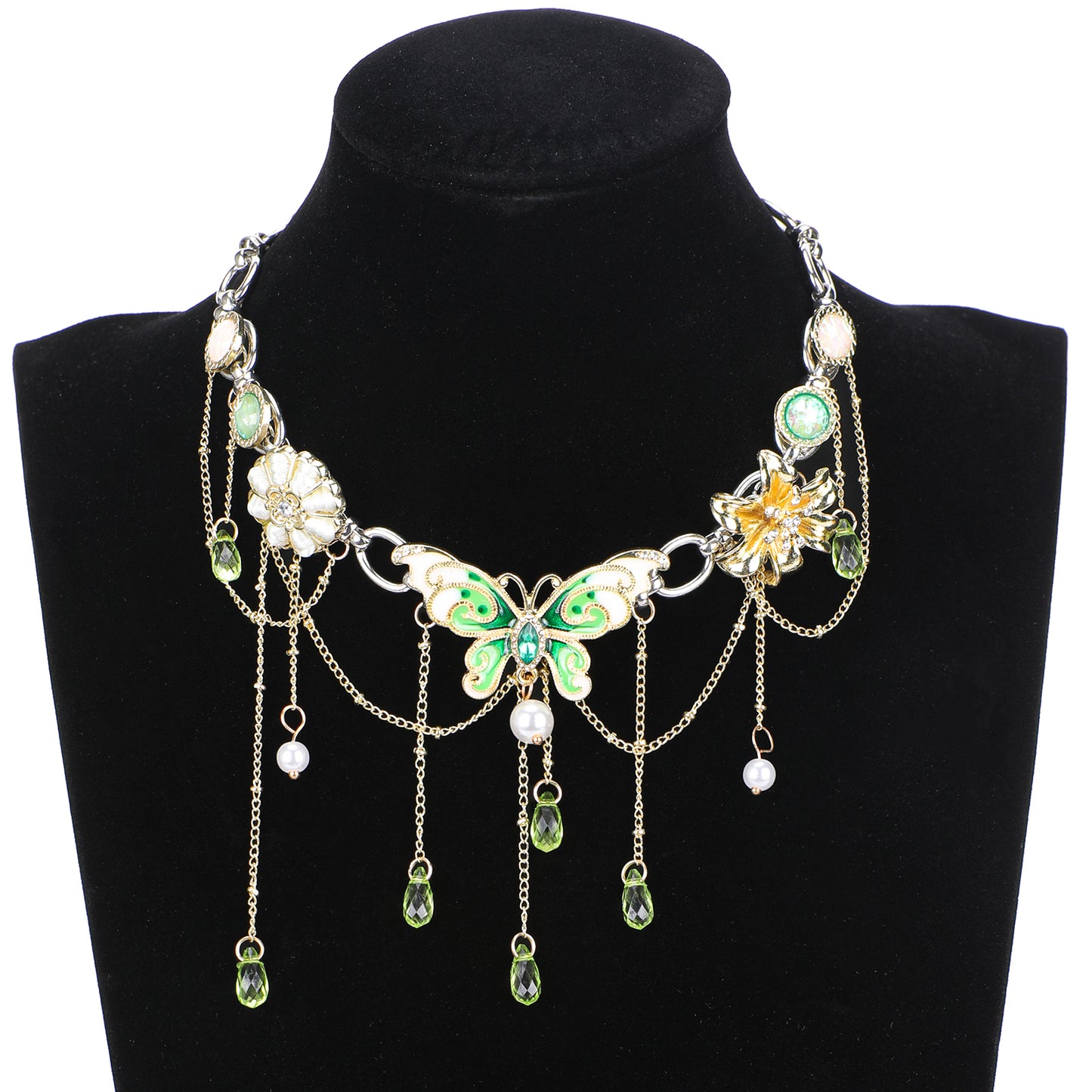 MOSTORY Y2K Renaissance Butterfly Necklace - Fairy Choker