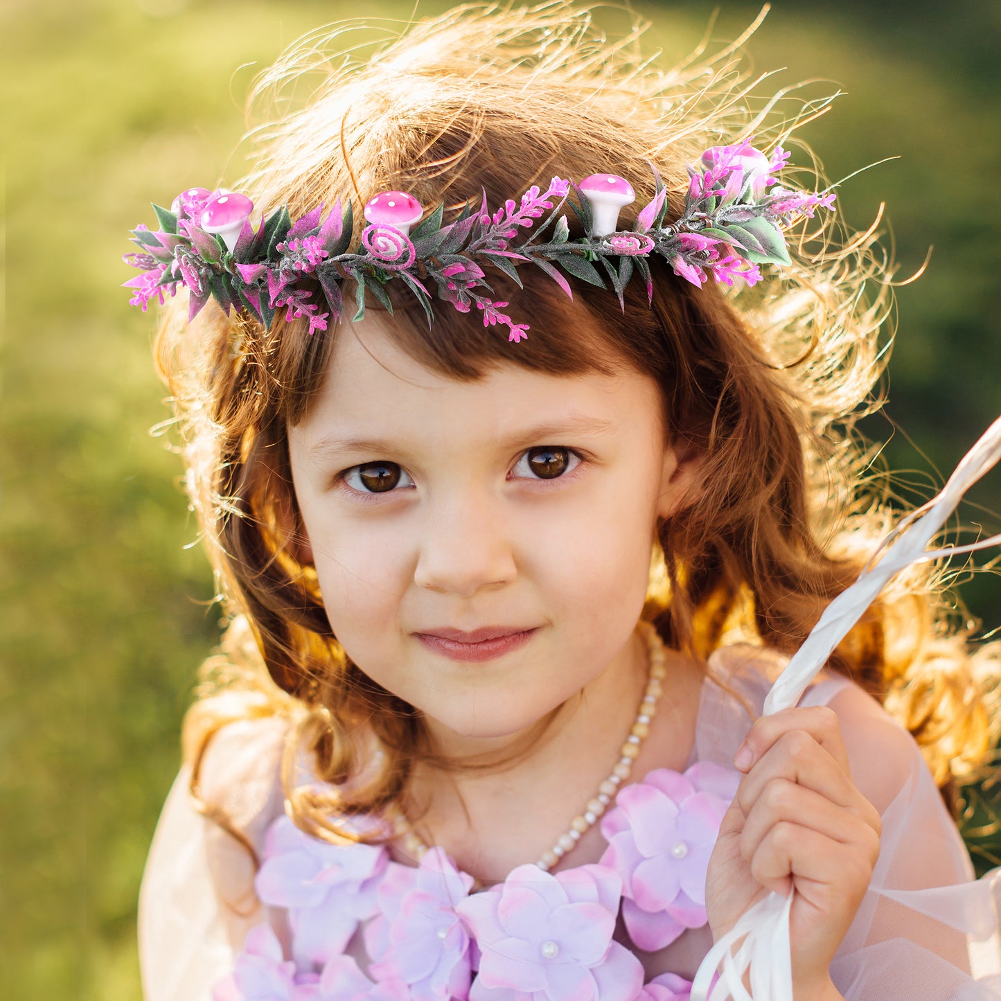 Lavender Leaf Circlet Crown