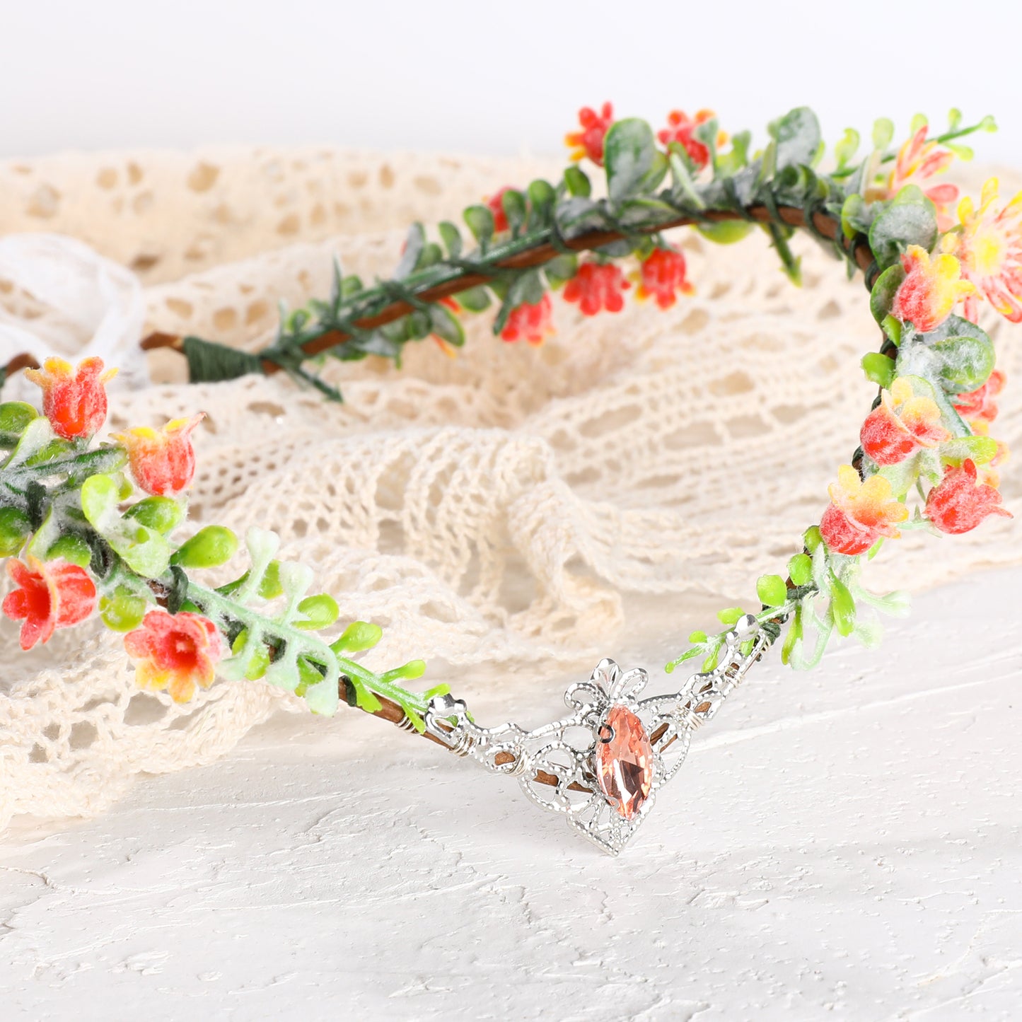Elf Flower Crown Floral Headpiece