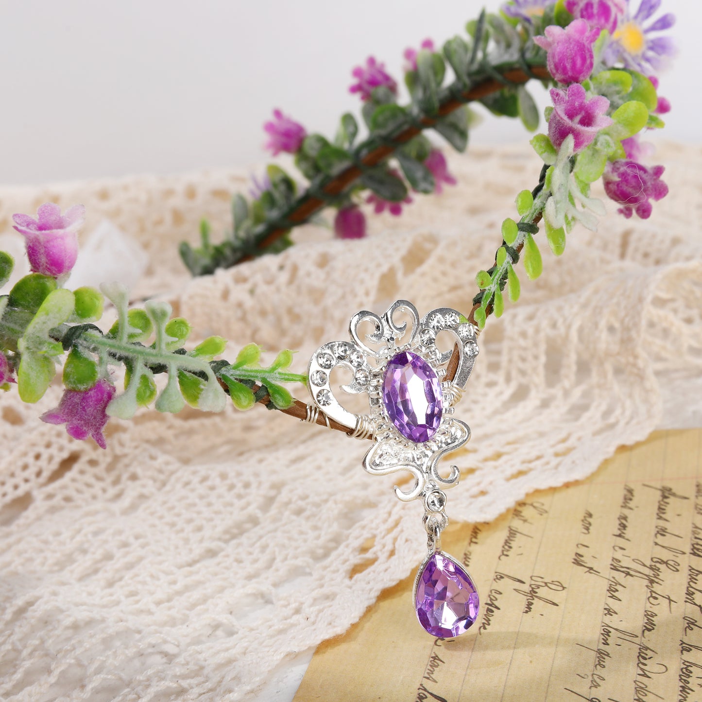 Handmade Woodland Fairy Flower Crown
