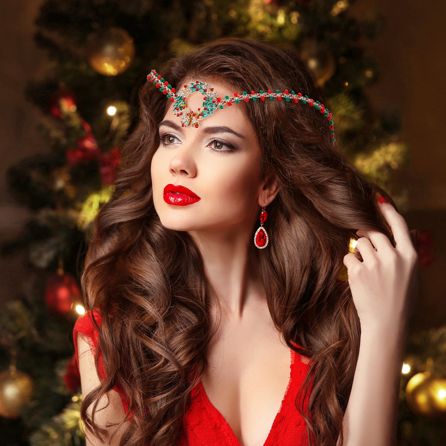 Christmas Tiara: Woodland Headpiece
