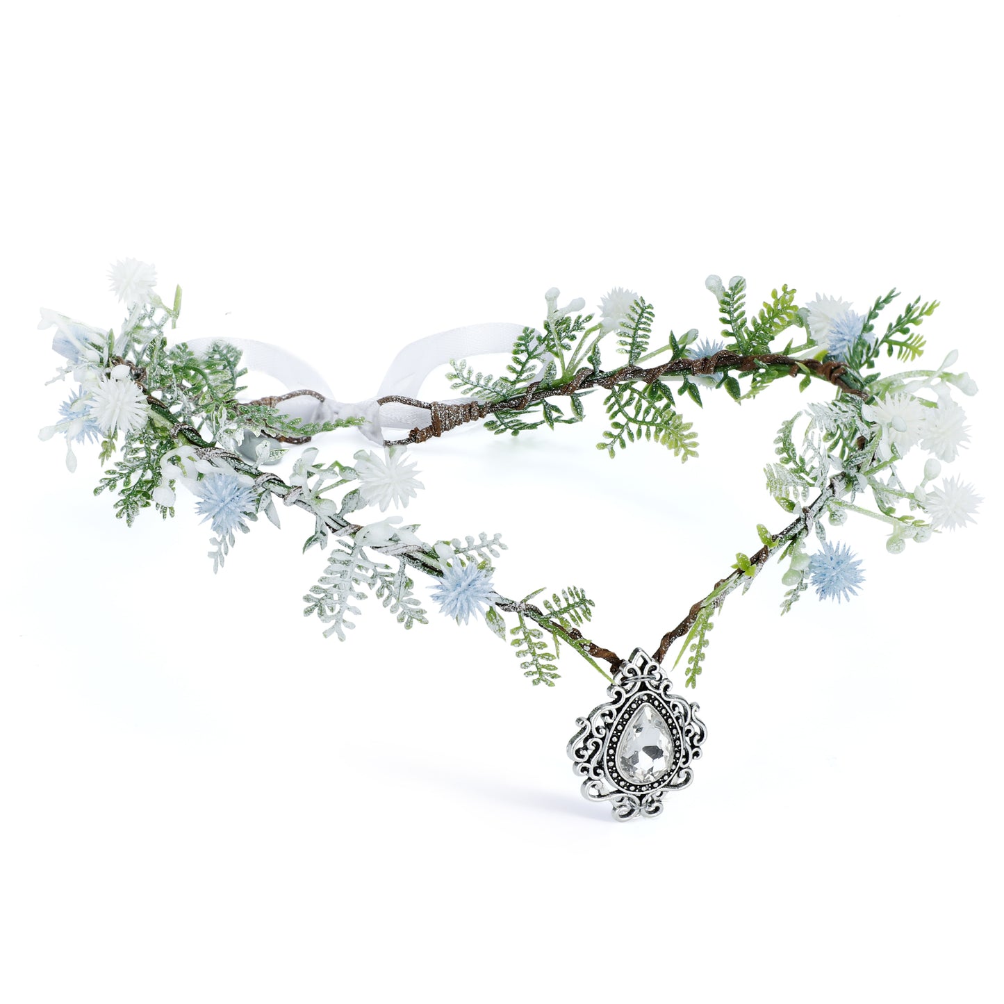 Handmade Fairy Flower Headband: Elf Floral Crown