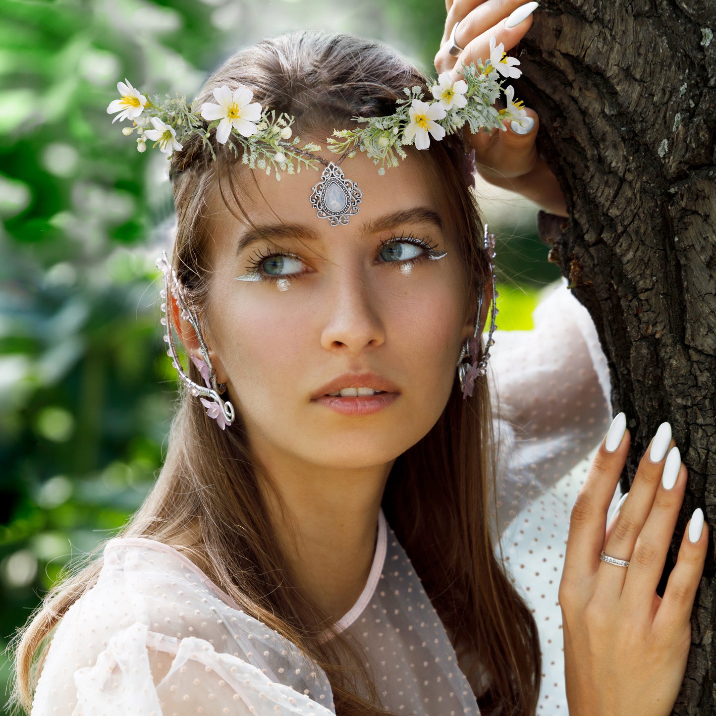 Daphne Fairy Floral Elf Crown