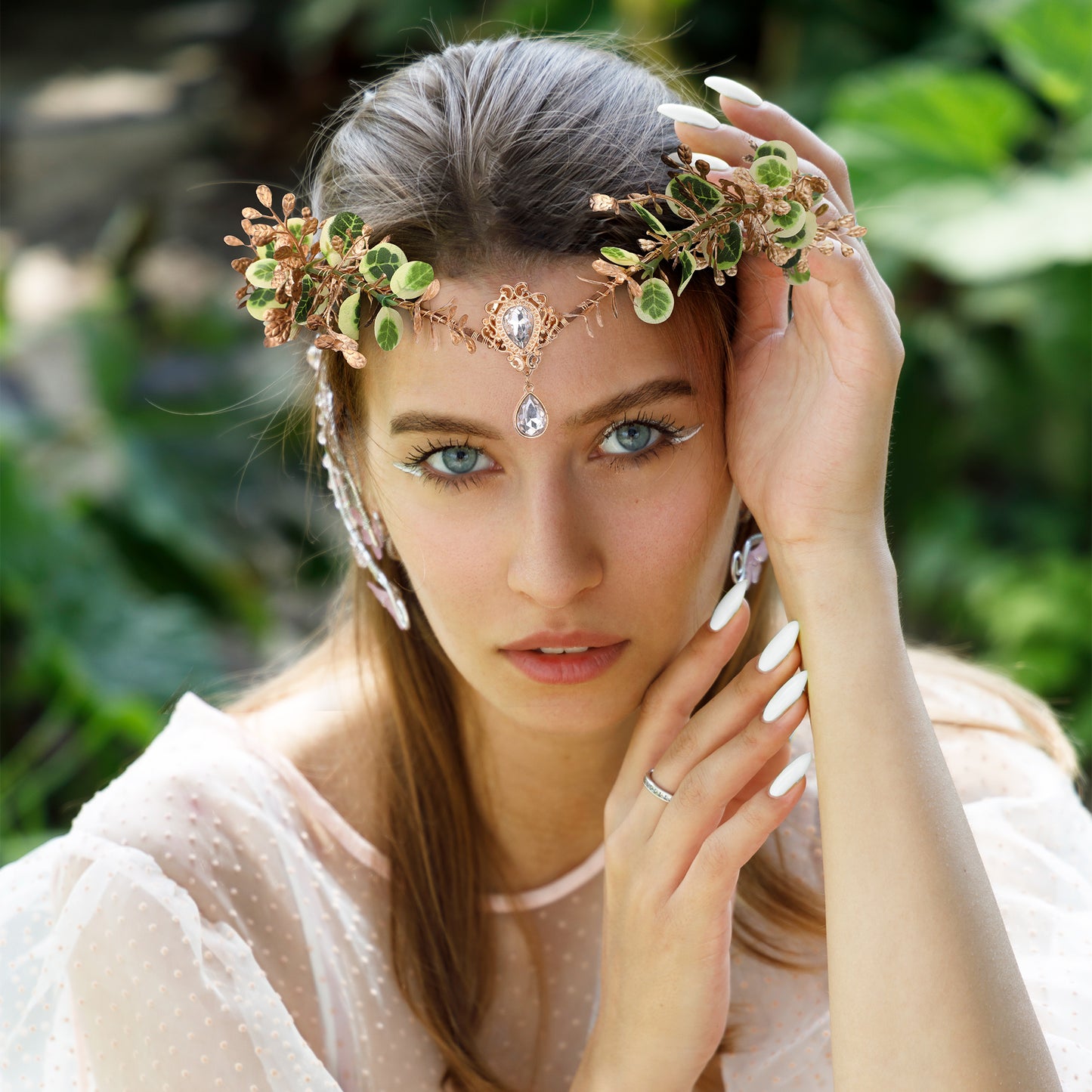 Woodland Elf Crown Headpiece for Women