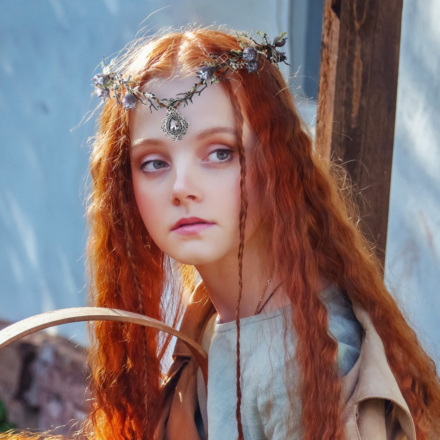 Woodland Elven Circlet Dark Fairy Thorn Crown