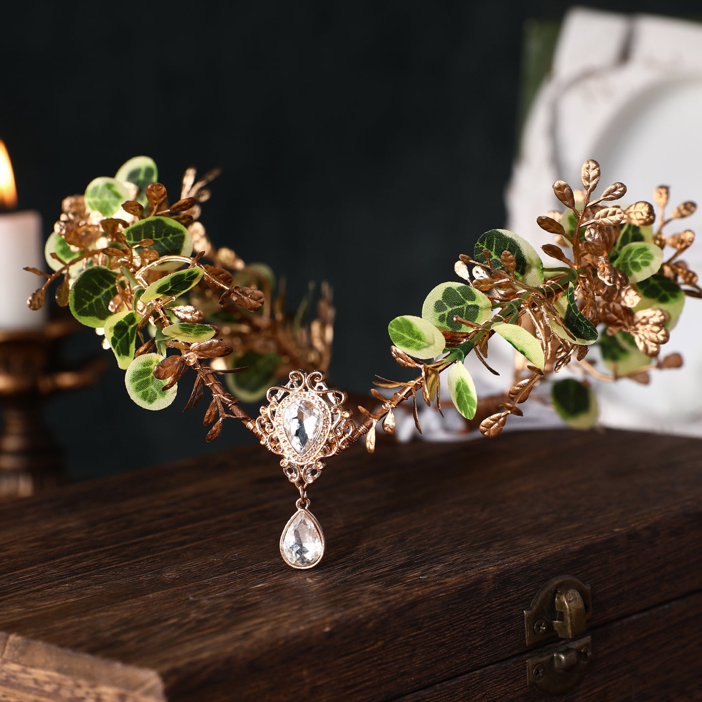 Woodland Elf Crown Headpiece for Women