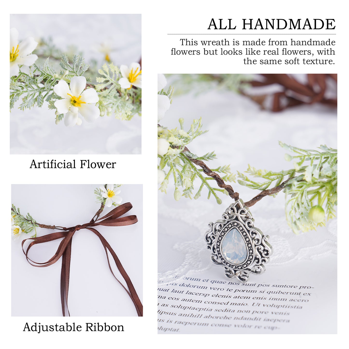 Daphne Fairy Floral Elf Crown