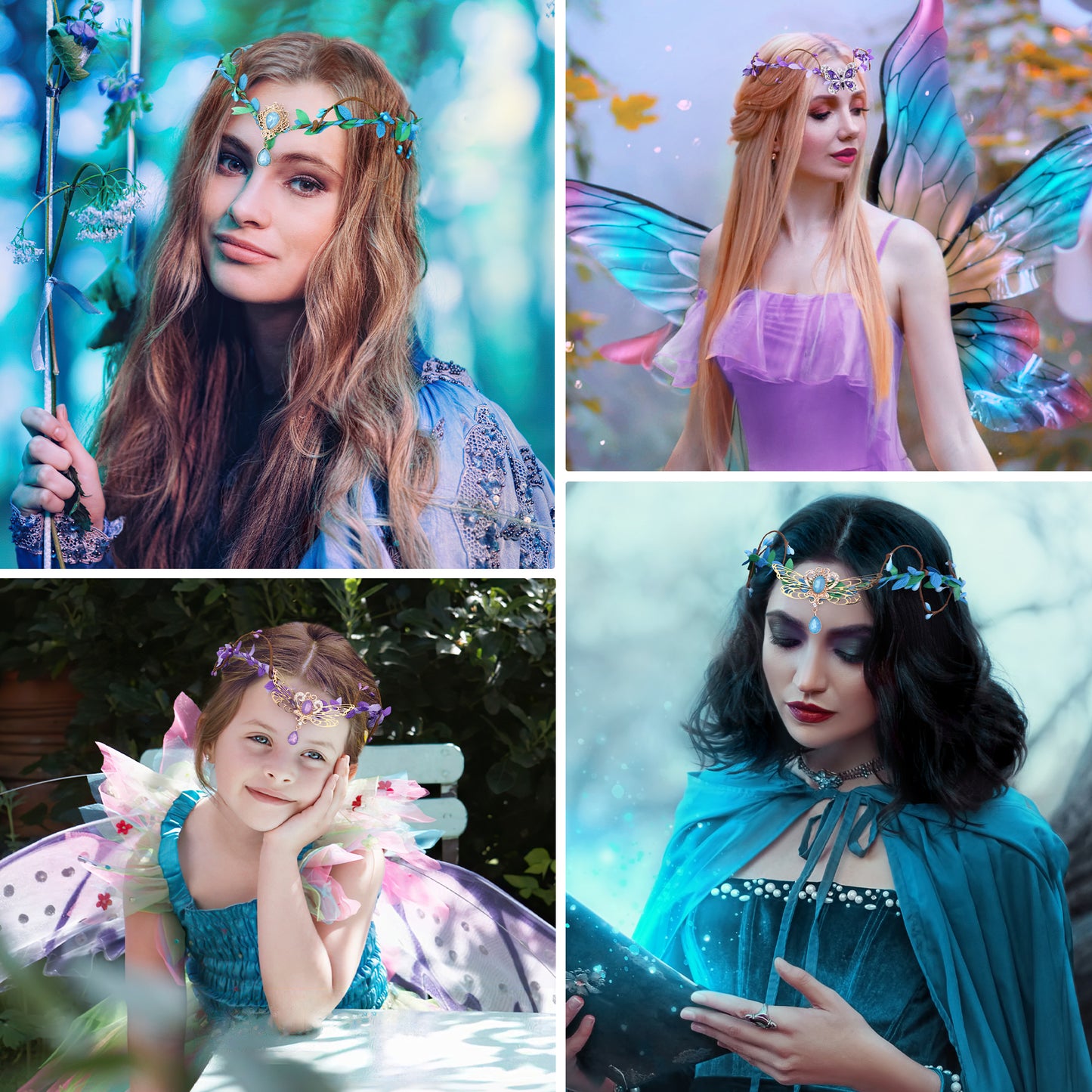 Fairy Wings Flower Headpiece