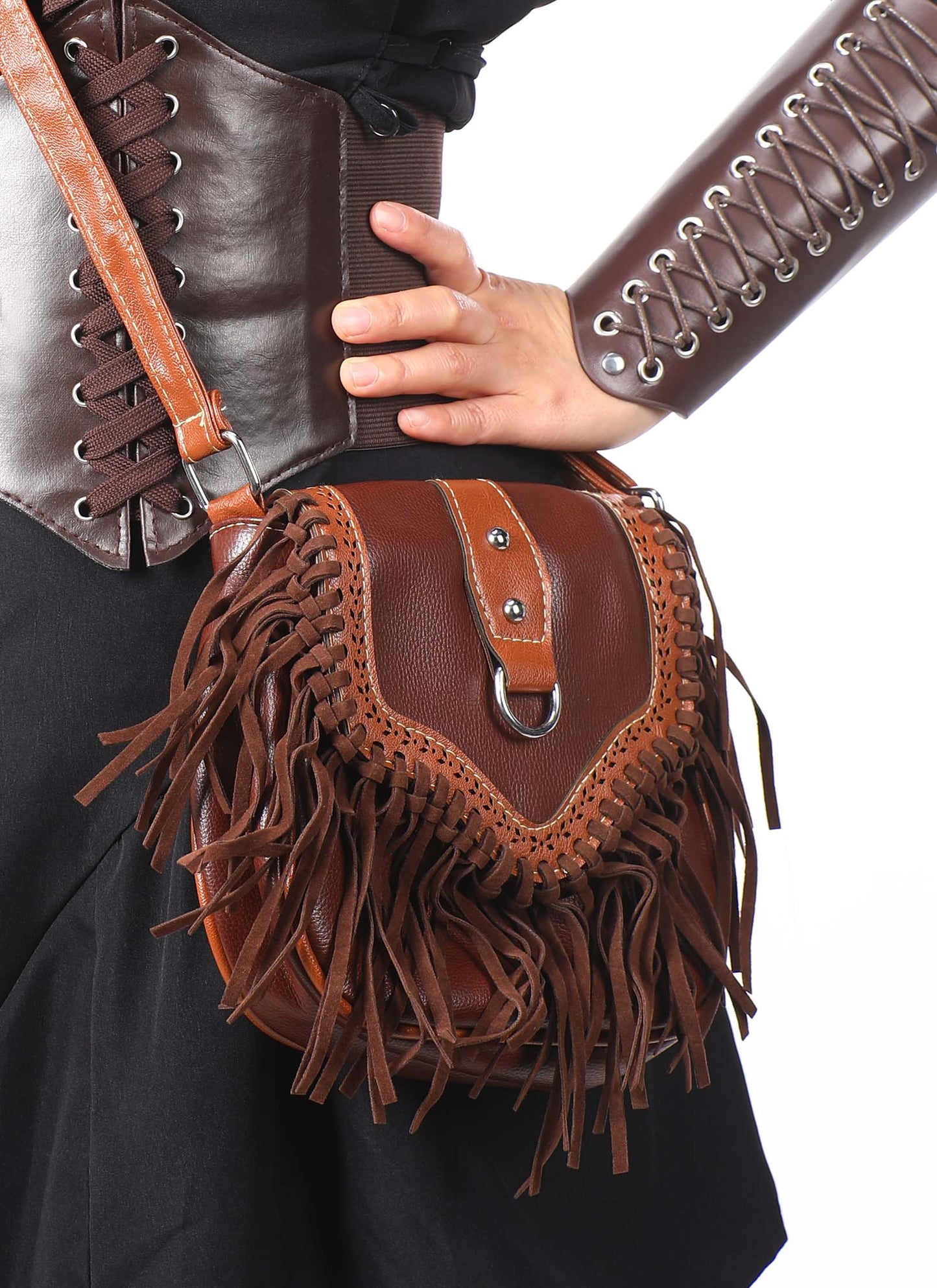 Medieval Renaissance Accessory Set - 6 Pcs Viking Costume Set for Women