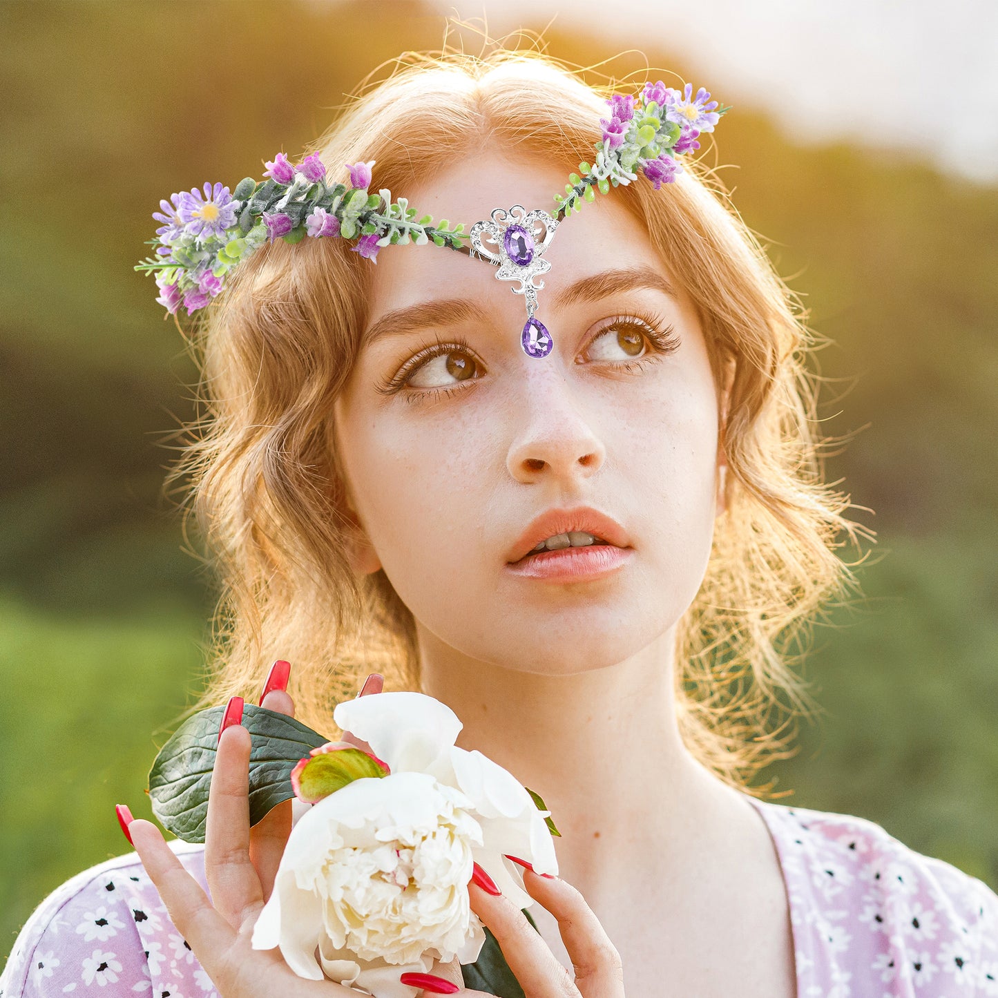 Handmade Woodland Fairy Flower Crown