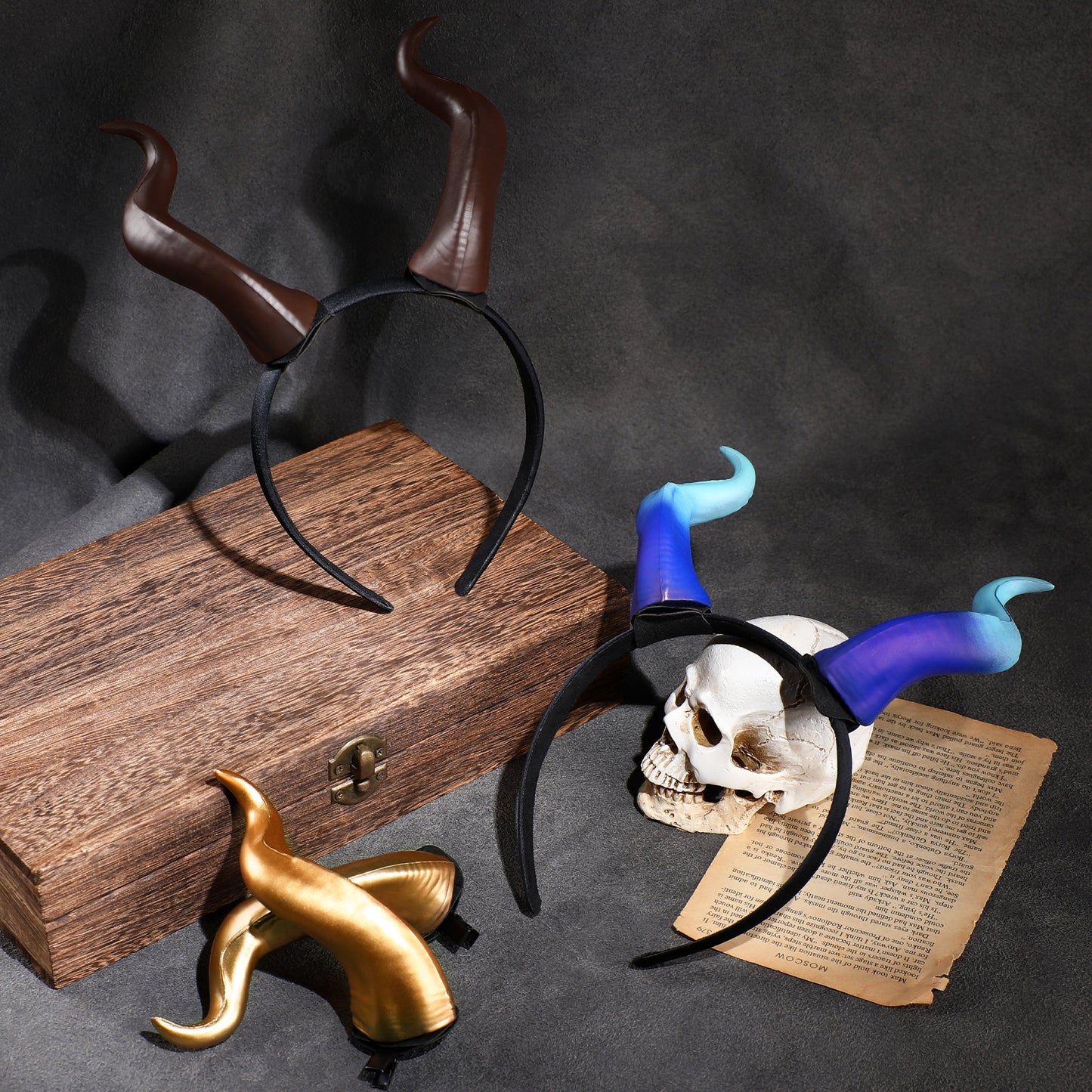 Brown Ox Horn Headband