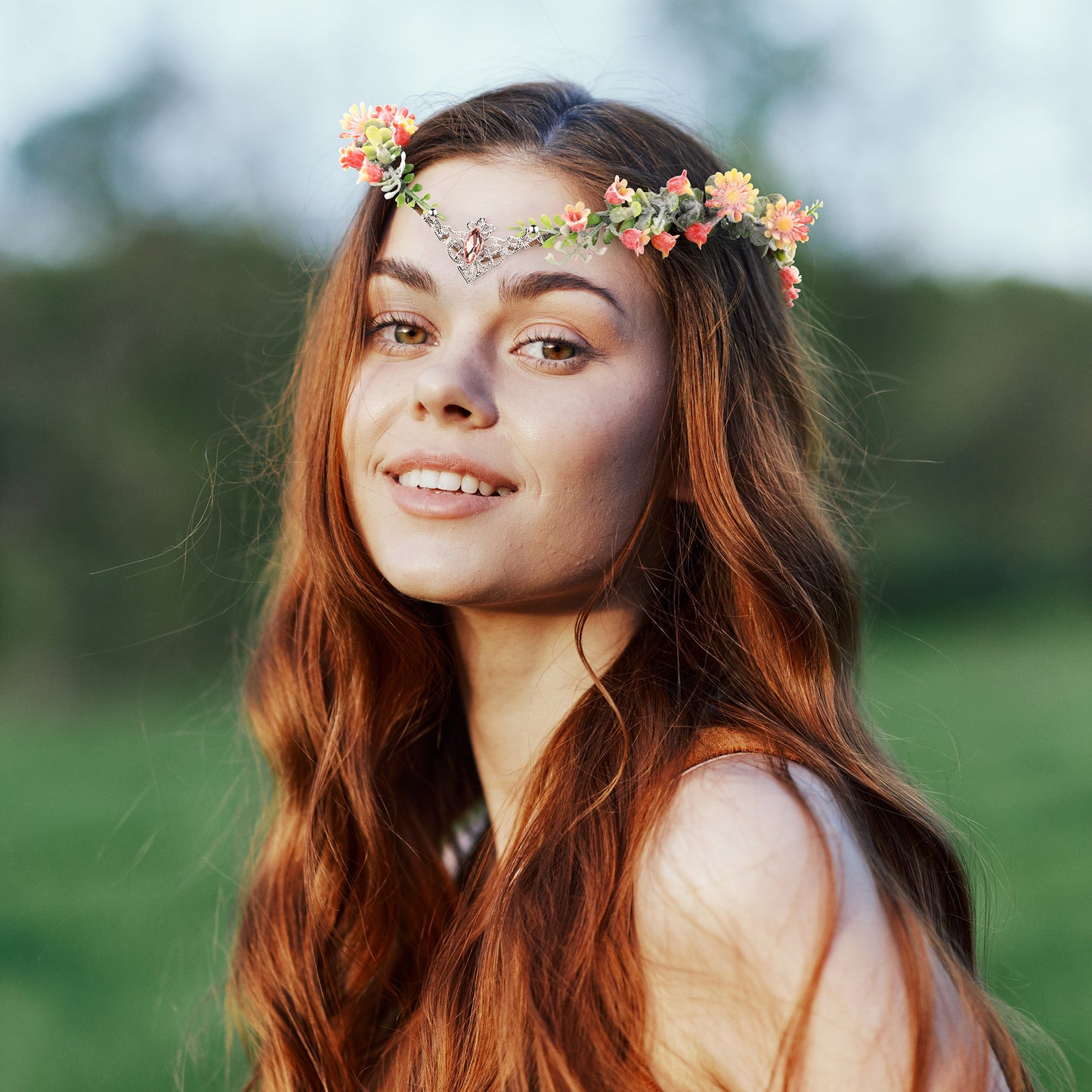 Elf Flower Crown Floral Headpiece