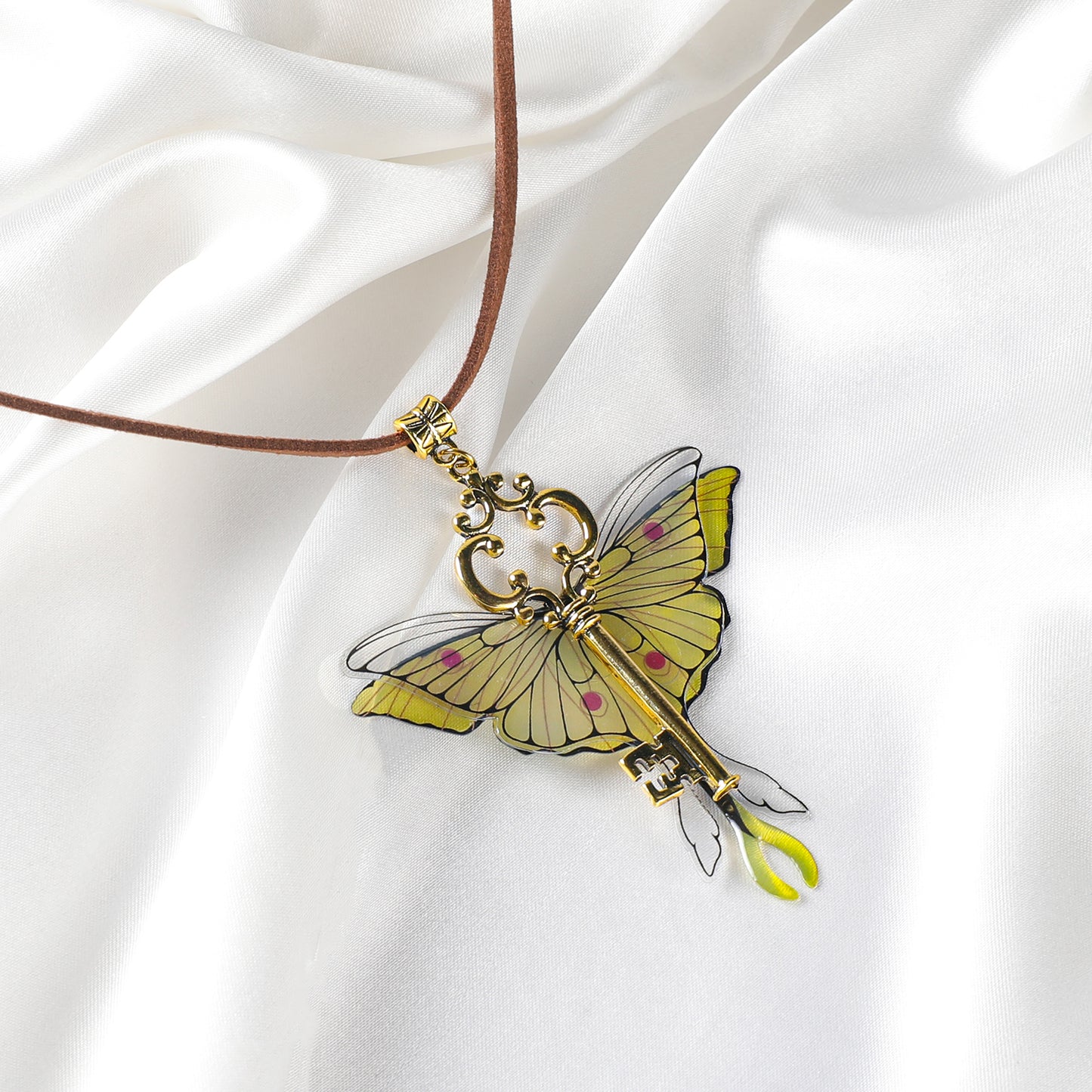 MOSTORY Golden Butterfly Layered Renaissance Boho Neckalce