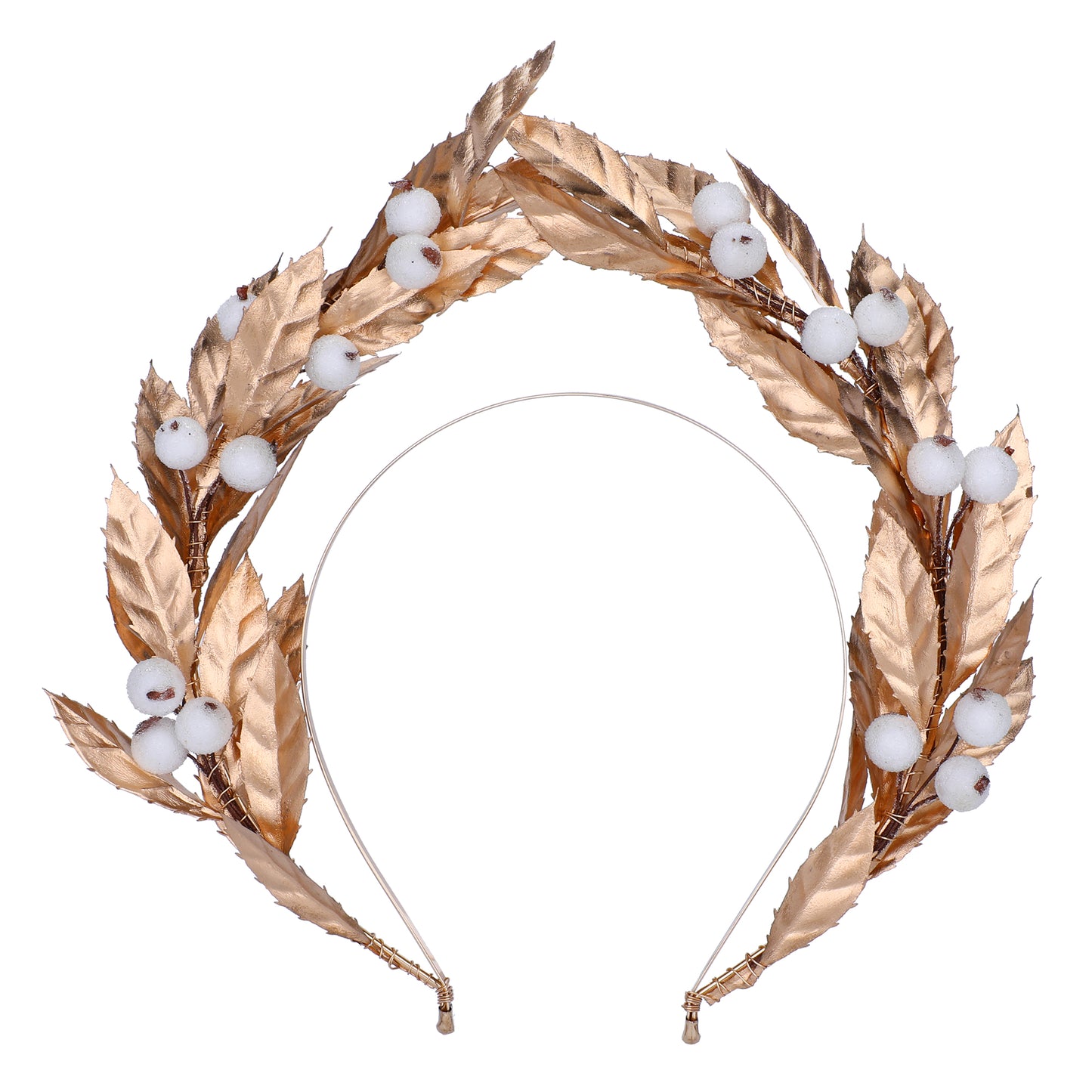 Handmade Golden Halo Crown Headpiece