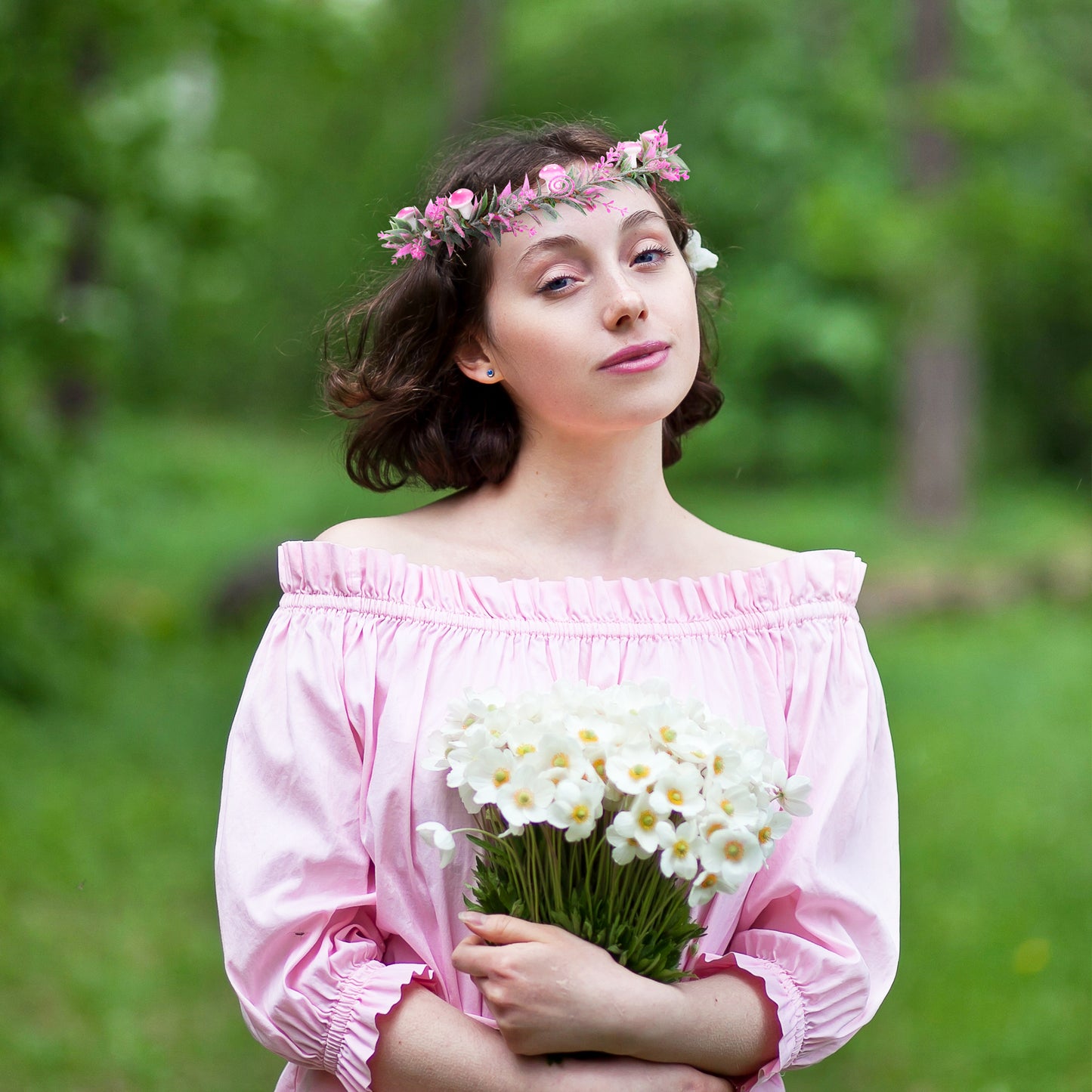 Lavender Leaf Circlet Crown