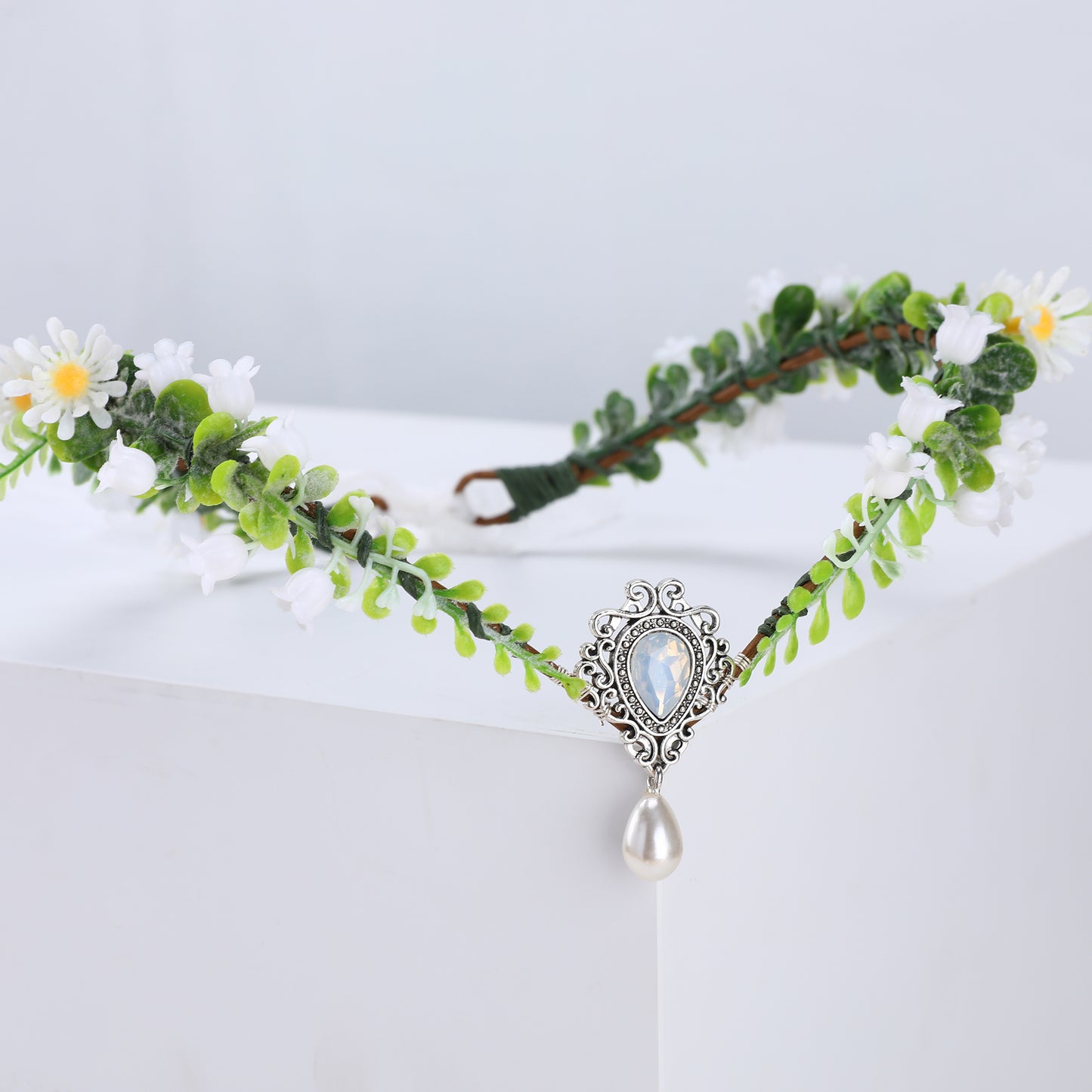Woodland Floral Elf Headpiece