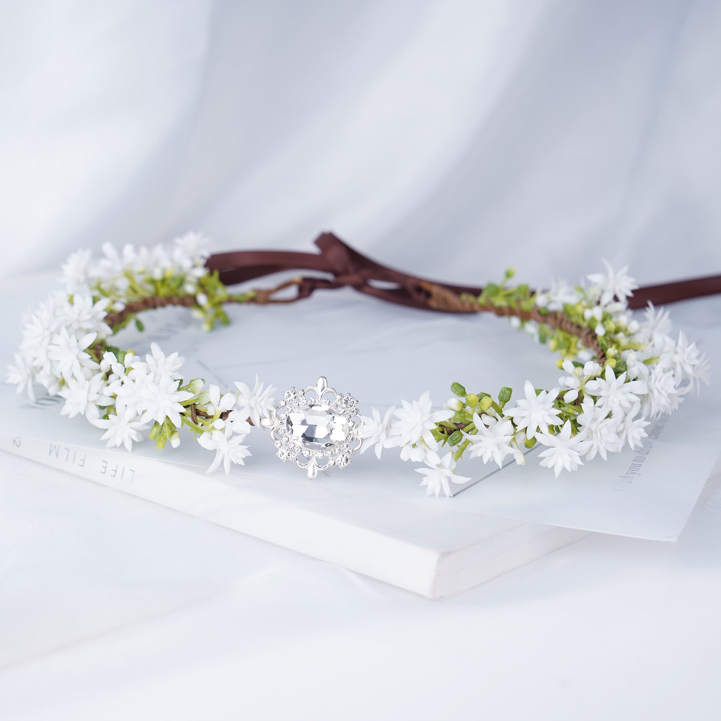 Emerald Woodland Leaf Crown