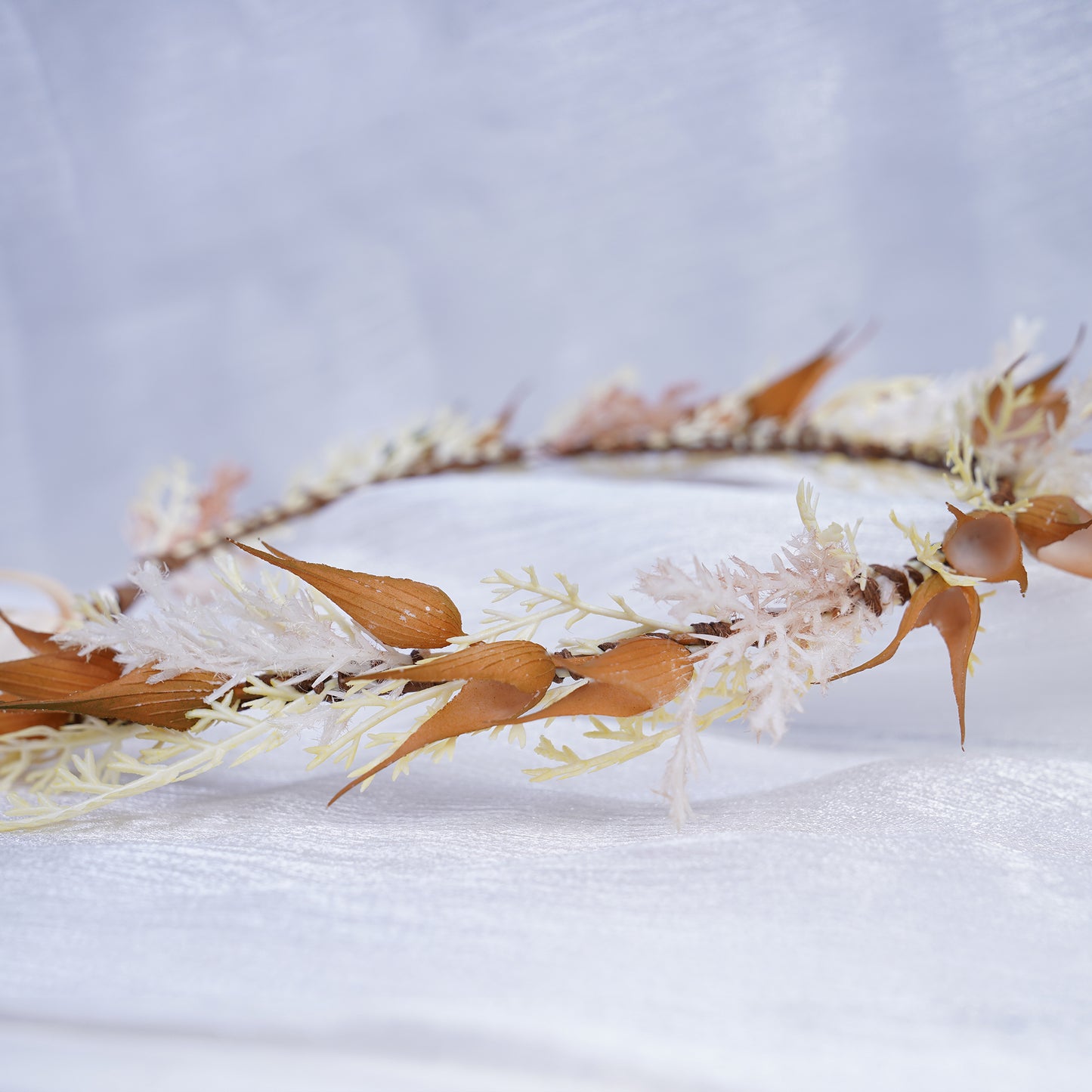 Emerald Woodland Leaf Crown: Elf Celtic Forest Headpiece