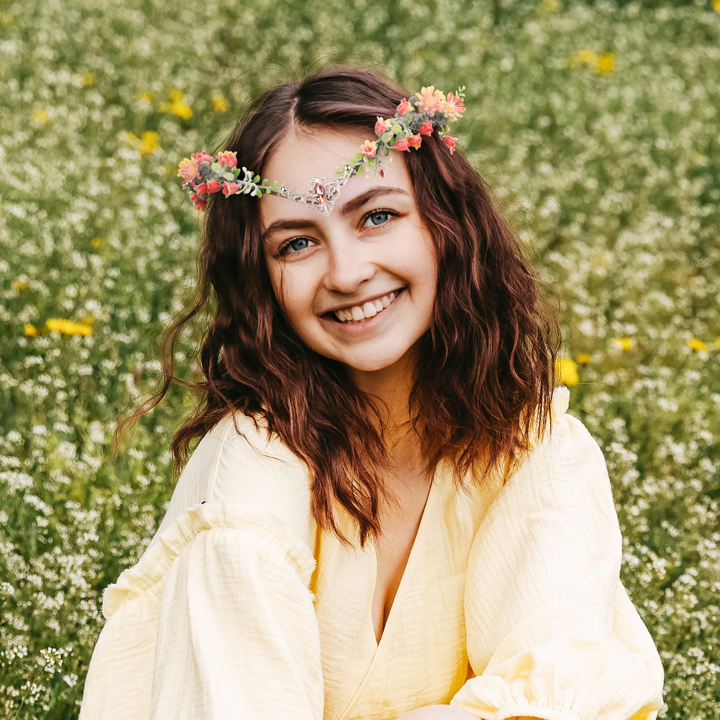 Elf Flower Crown Floral Headpiece