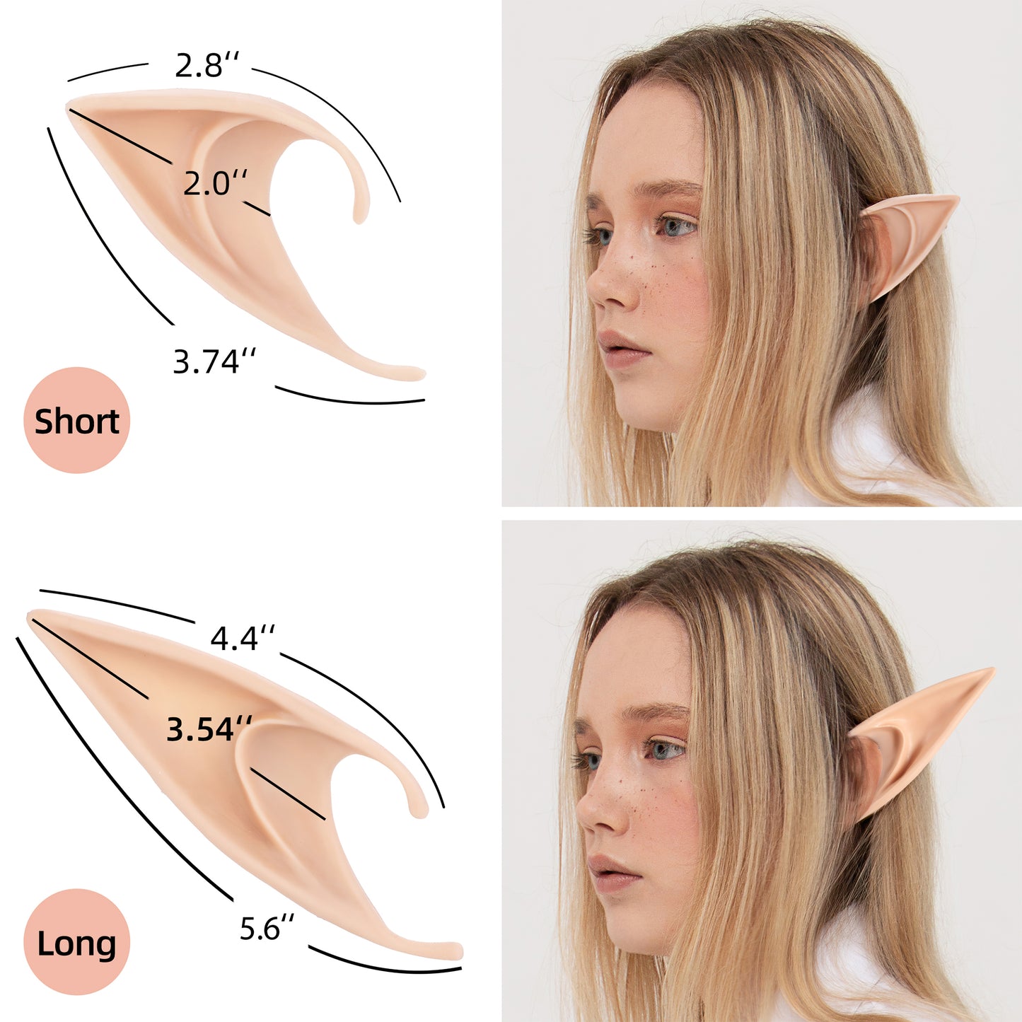 Elf Ears with Woodland Fairy Headband