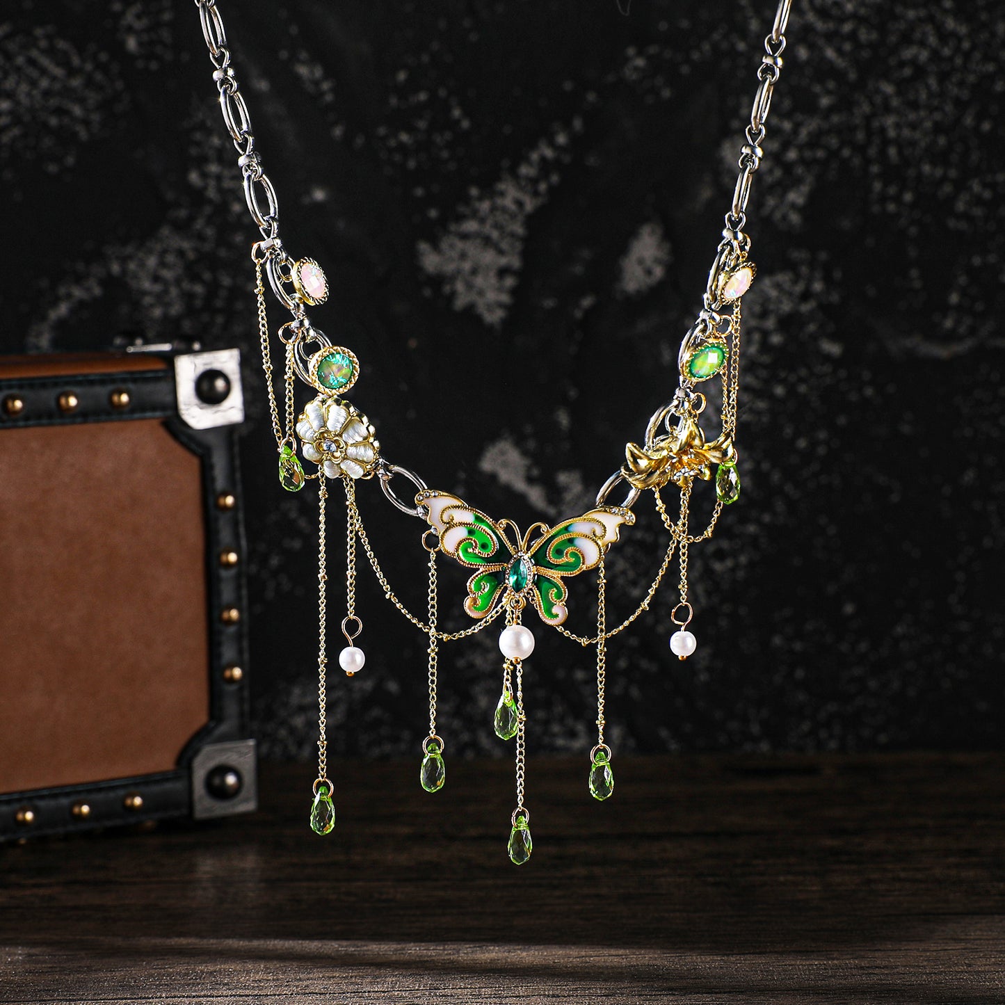 MOSTORY Y2K Renaissance Butterfly Necklace - Fairy Choker