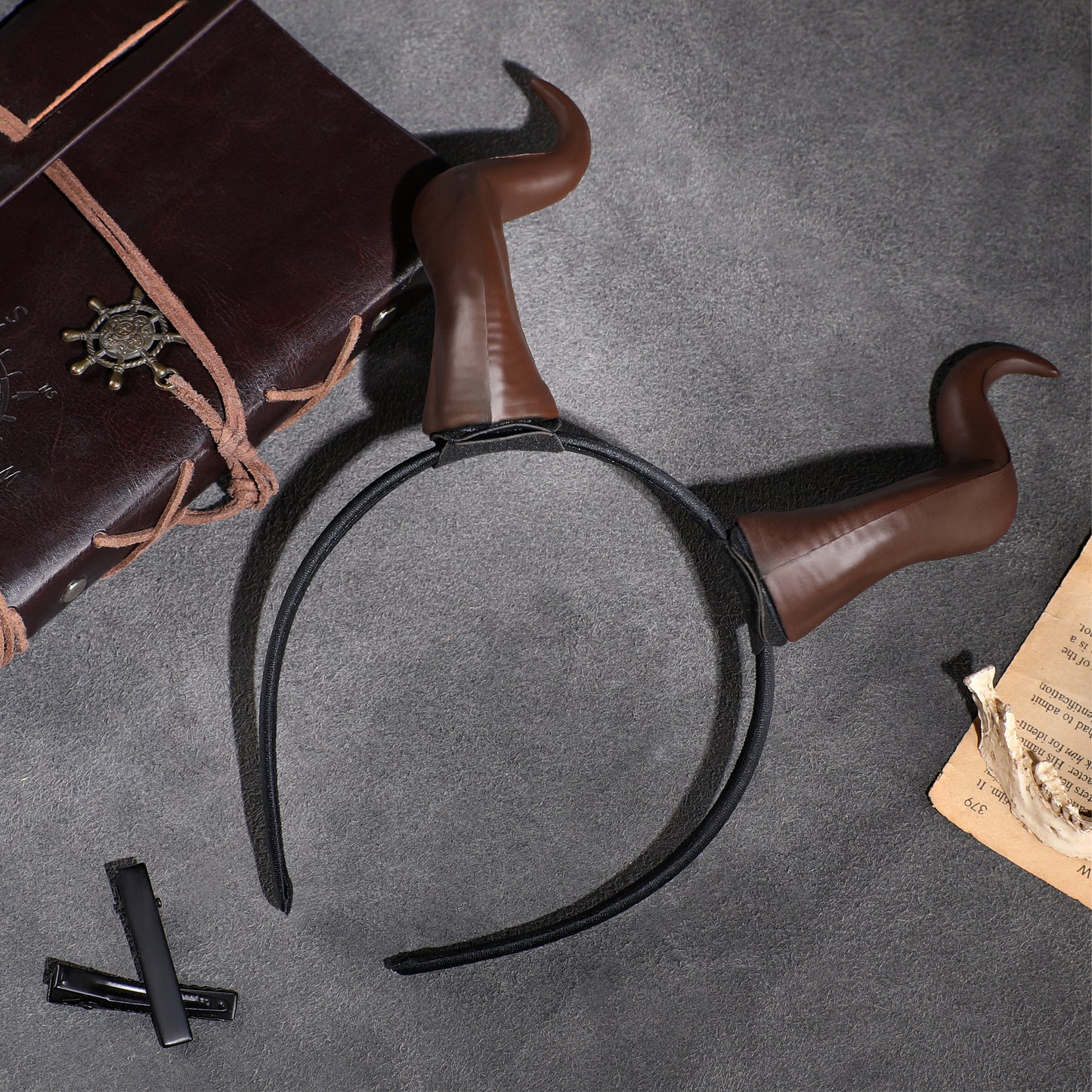 Brown Ox Horn Headband