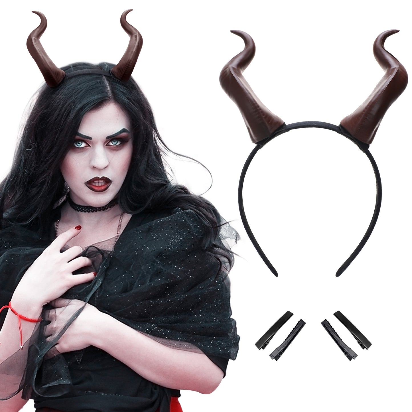 Brown Ox Horn Headband