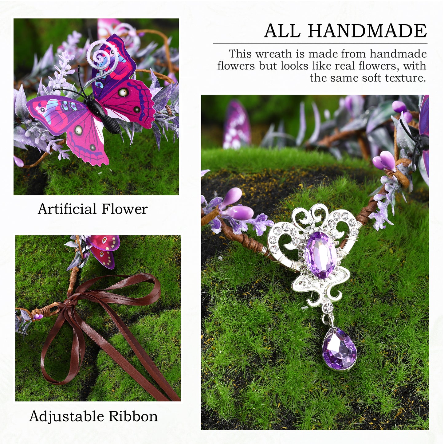 Butterfly Fascinator Headband Wings Fairy Crown