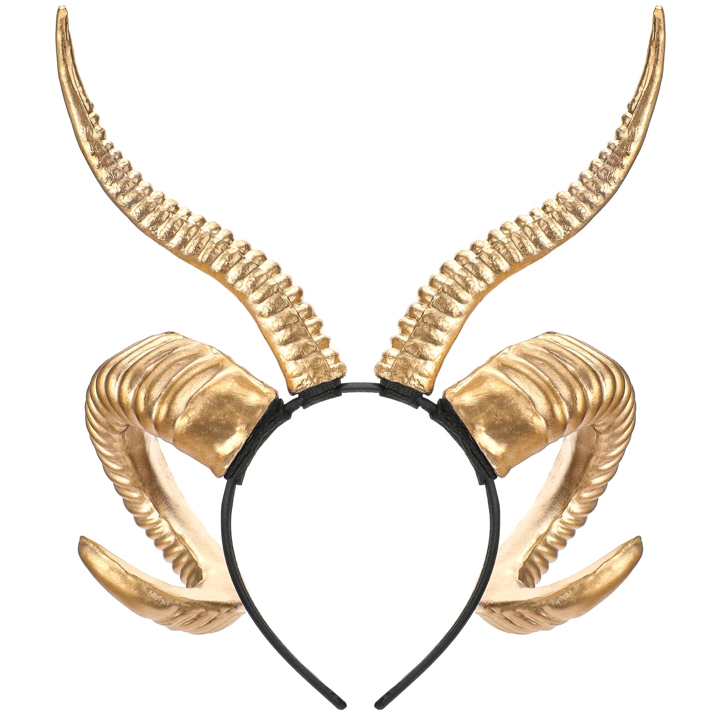 Gold Halloween Horns Headband