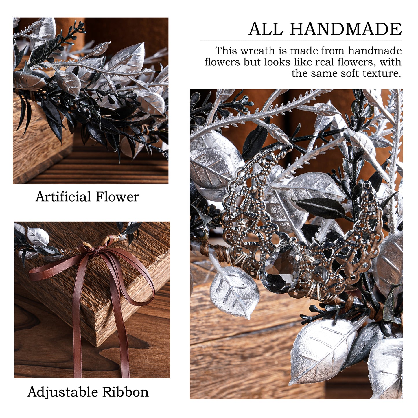 Handmade Elf Flower Crown - Fairy Woodland Headpiece Forest Floral Headband