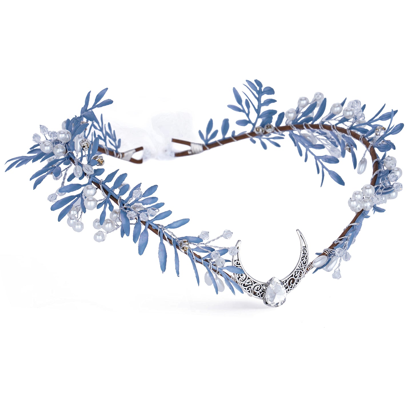 White Daisy Halo Crown: Wedding Bridal, Goddess Tiara, Chamomile Floral