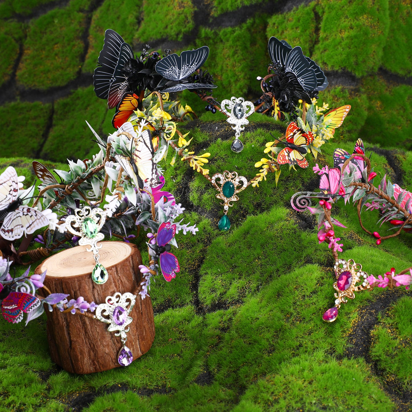 Butterfly Fascinator Headband Wings Fairy Crown
