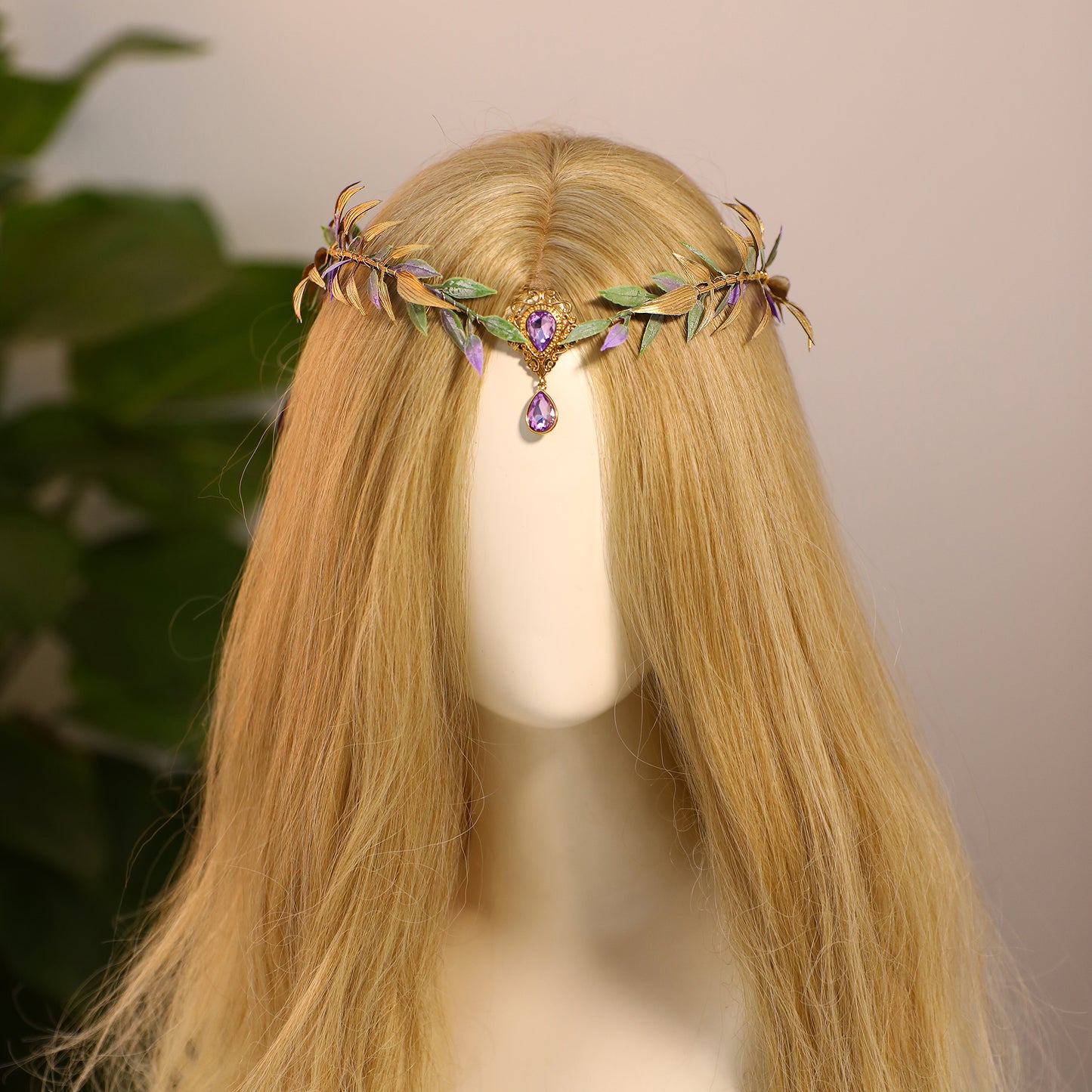 Handmade Flower Elf Crown
