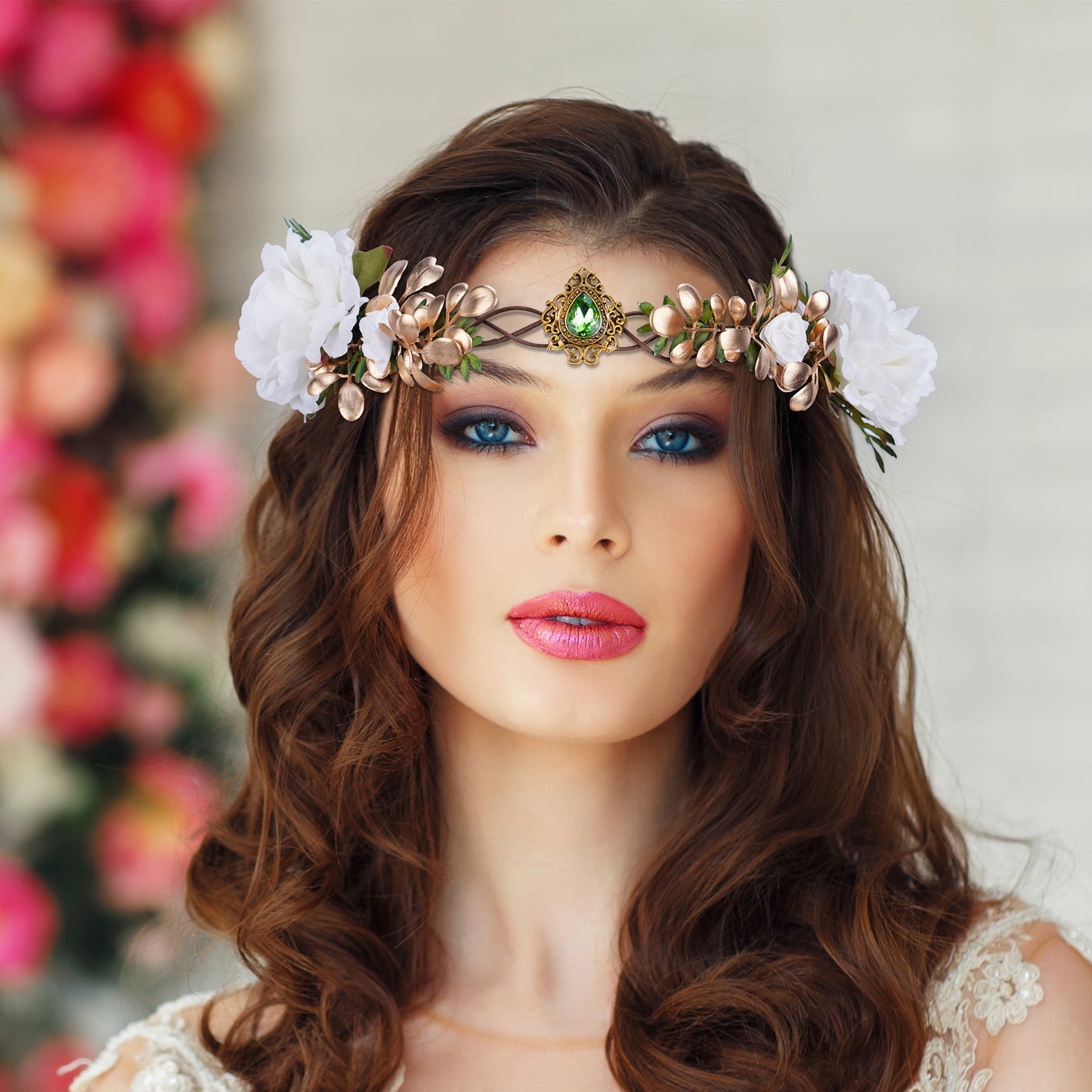 Fairy Flower Headband: Boho Floral Crown