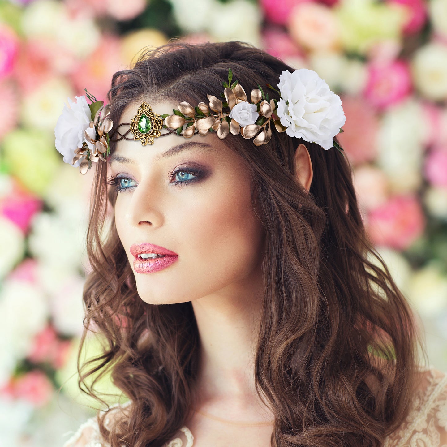 Fairy Flower Headband: Boho Floral Crown