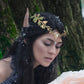 Handmade Woodland Leaf Headpiece: Elf Flower Crown