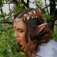 Handmade Red Maple Leaf Headband: Elf Vine Crown