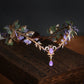 Handmade Purple Grape Vine Headband: Fairy Crystal Crown