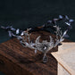 Silver Branch Crown: Black Rhinestone Headpiece