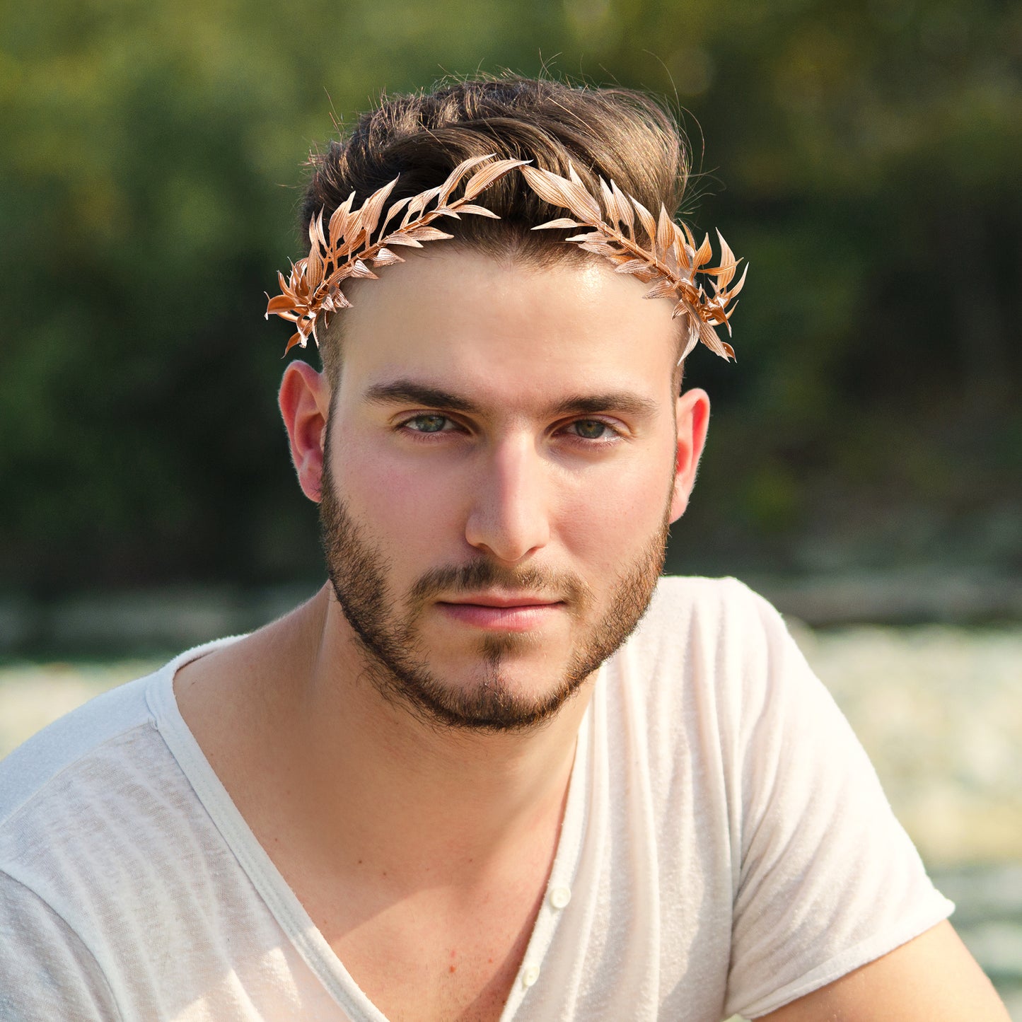 Handmade Greek God Crown: Men's Wedding