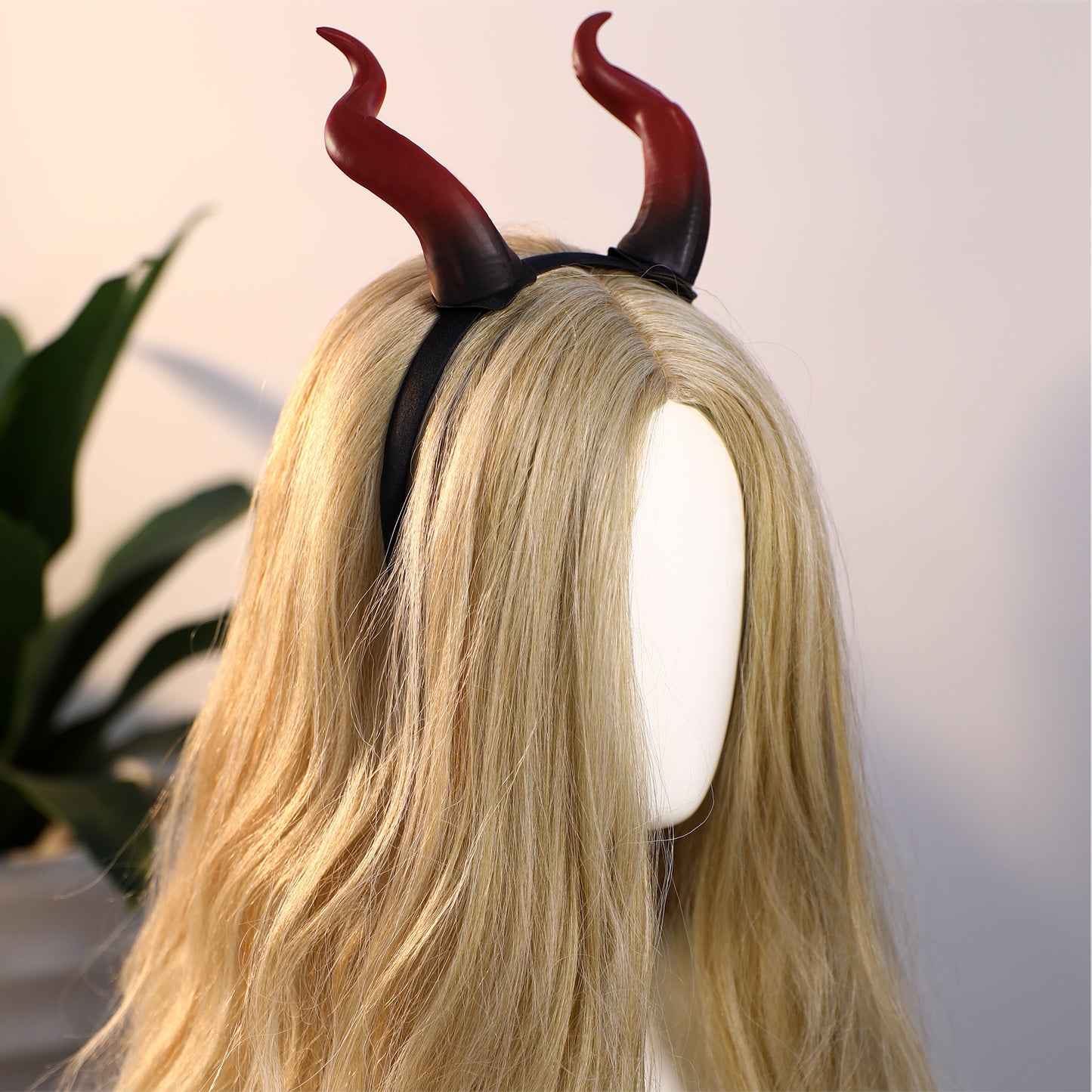 Red Devil Horns Headband