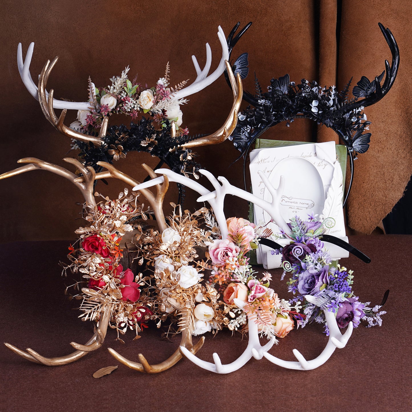 Black Elven Crown: Woodland Twig, Dark Vine, Fairy Headpiece