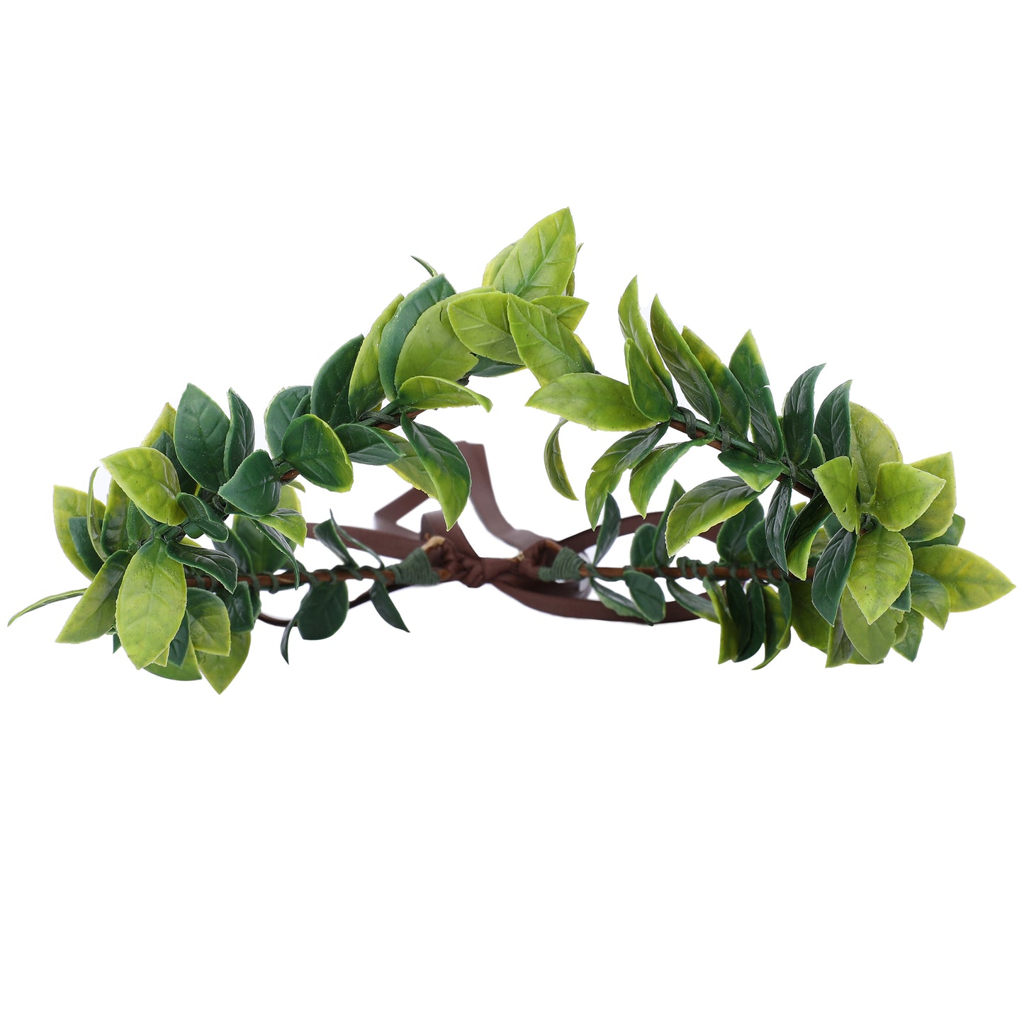 Handmade Green Laurel Leaf Crown Headband