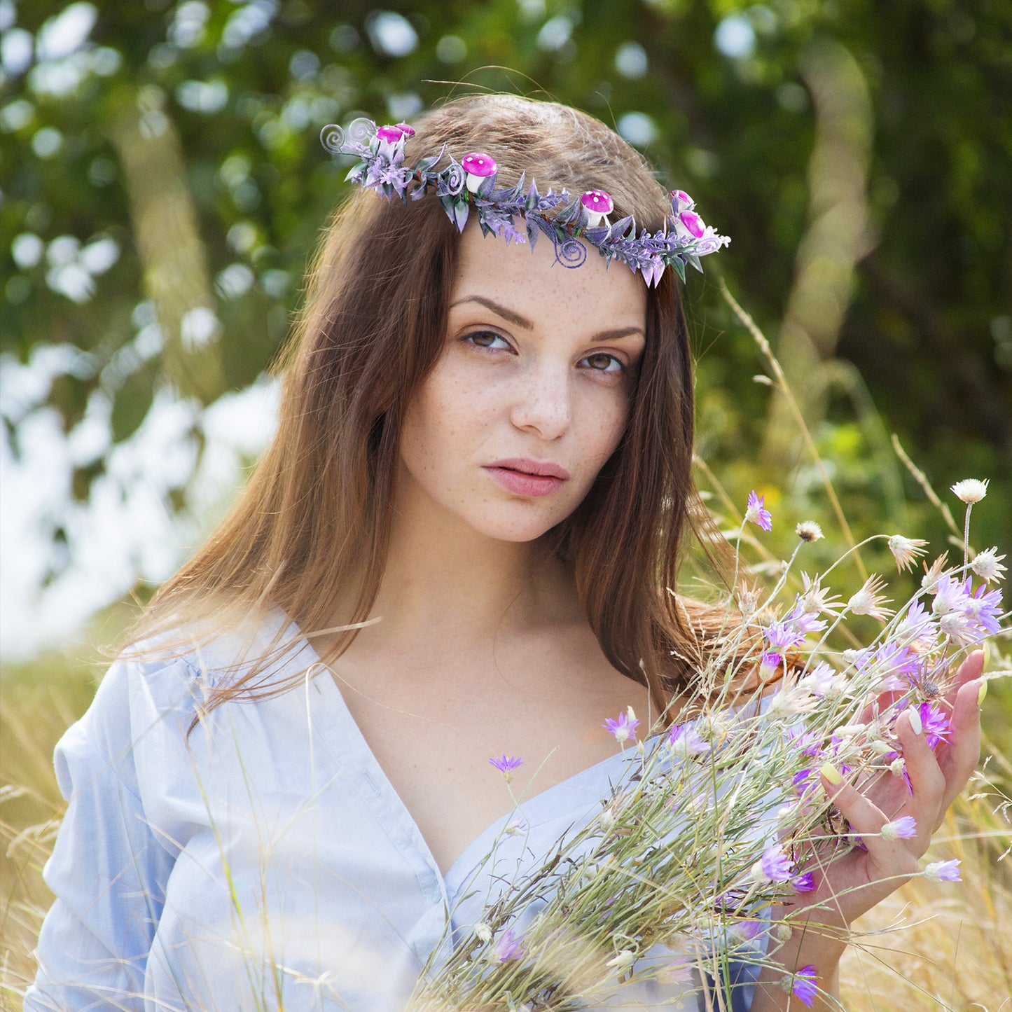 Mushroom Circlet Fairy Forest Crown