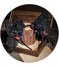 Black Butterfly Fairy Crown