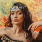 Silver Branch Crown: Black Rhinestone Headpiece