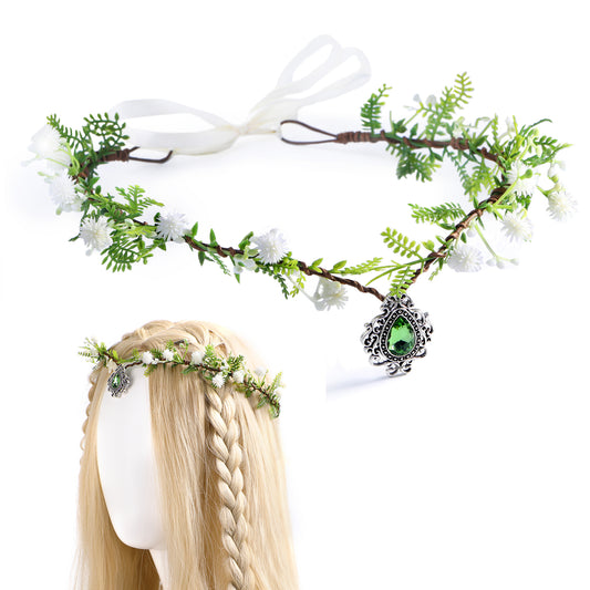 Woodland Flower Crown: Elf Florla Headband