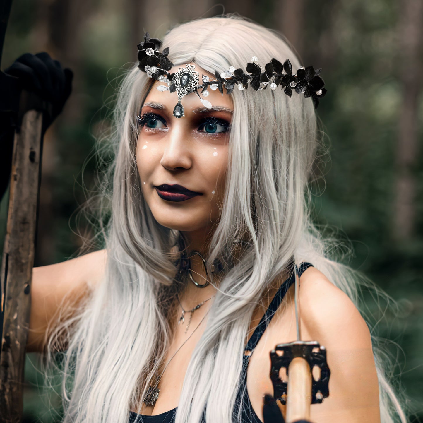 Eucalyptus Flower Headband: Baby Breath Headpiece